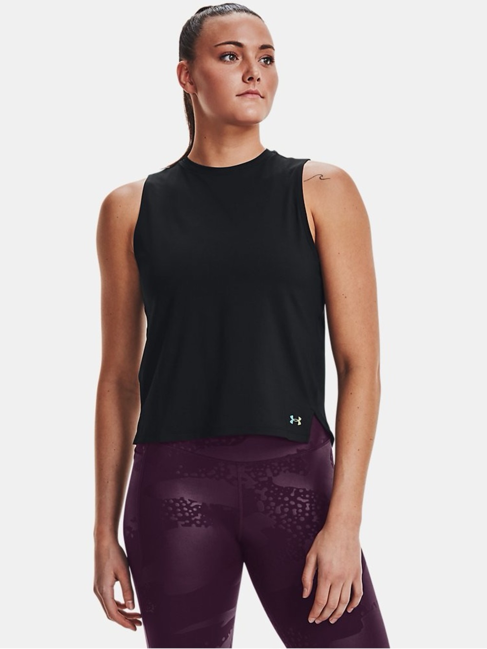 NWT UnderArmor RUSH Women’s tank, Black, Size M